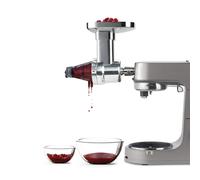 Kenwood Accesorio Prensador de Frutas para Hacer Zumos y Purés Saludables, Compatible con el Robot de Cocina Kenwood Chef y kMix, Acero Inoxidable y Plástico, KAX644ME, Negro