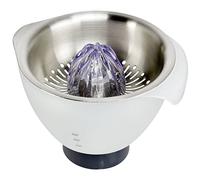 Kenwood Citrus Juicer Chef AT312 Accesorio Exprimidor Compatible Con Robots De Cocina Kenwood Chef Y Major, 0.6 Litros, Acero Inoxidable, Plateado/Blanco