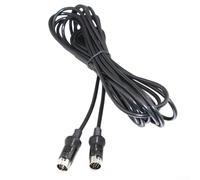 Kenwood con unidad auxiliar a través de adaptador Ca-c1ax, color negro, para extensión de 13 pines (300 cm), compatible con cable estéreo de coche, cambiador DIN para entrada de cabeza
