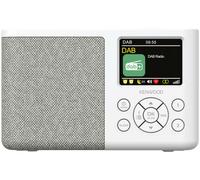 Kenwood Radio portátil CR-M33DAB-W – DAB+ Bluetooth, batería iones de litio, pantalla 6,1 cm, blanco