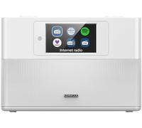 Kenwood CR-ST200S Radio Smart Wi-Fi Dab+ - Altavoces 30W - Blanco | Streaming Spotify con pantalla IPS 4.3 pulgadas - Sonido bass reflex con app e internet