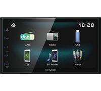 Kenwood DMX125DAB Receptor Multimedia para Coche Negro 84 W Bluetooth - Radio para Coche (Negro, 2 DIN, 84 W, 50 W, NTSC,PAL, Android)