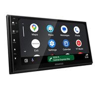 KENWOOD DMX5023DABS - 17,3 cm WSVGA (1024 x 600 px) Moniceiver con Dab+/FM, CarPlay, Android Auto, Apple & Android, USB Mirroring, Bluetooth, Panel táctil Capacitivo, DSP, 4 x 50 W, 3 x Pre-out 2,5 V