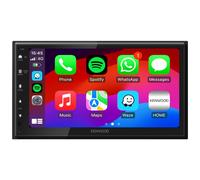 KENWOOD DMX5023DABS - 17,3 cm WSVGA (1024 x 600 px) Moniceiver con Dab+/FM, CarPlay, Android Auto, Apple & Android, USB Mirroring, Bluetooth, Panel táctil Capacitivo, DSP, 4 x 50 W, 3 x Pre-out 2,5 V