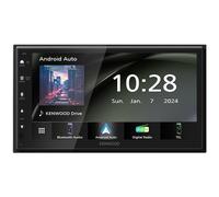 Kenwood DMX6523DAB Autorradio 2 DIN Negro, Pantalla táctil capacitiva 6.8", 50W, Wi-Fi, Bluetooth 5.0, Apple CarPlay, Android Auto