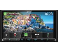 KENWOOD Receptor Multimedia & Sistema de Navegación DNX9190DABS. Radio y Navegador para Coche con Pantalla Táctil 6,8", Sintonizador Dab+, Manos Libres, Bluetooth y Garmin Incorporados