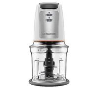 Kenwood Easy Chop, Picadora con Recipiente de 0,5L, 2 Velocidades, Cuatro Cuchillas, Anillo Antideslizante para Mayor Estabilidad, 500W, Apta para Lavavajillas, Blanca CHP61.100WH