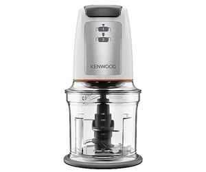 Kenwood Easy Chop, Picadora con Recipiente de 0,5L, 2 Velocidades, Cuatro Cuchillas, Anillo Antideslizante para Mayor Estabilidad, 500W, Apta para Lavavajillas, Blanca CHP61.100WH