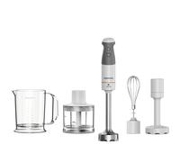 Kenwood Küchengeräte Triblade XL HBM40.306WH - Batidora de mano, batidora con pie de acero inoxidable extraíble con cuchilla de 3 aspas para un puré más rápido, 850 W, color blanco/gris