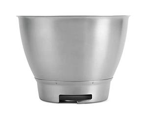 Kenwood KAT300SS - Cuenco de acero inoxidable de 4,6 litros de CHEF SS BOWL, accesorios para robot de cocina, apto para todos los robots de cocina Chef serie KVC3000, color plateado