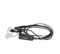Kenwood Kenwood microauricular de vigilancia con PTT Auriculares transparentes con micrófono de solapa PTT para walkies Kenwood NX 3220 y 3320