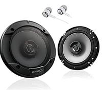 Kenwood KFC-1664S - Altavoces coaxiales para coche, negro