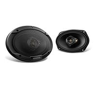 Kenwood KFC-6966R Road Series - Altavoces coaxiales de 3 vías para automóvil, 400 W, impedancia de 4 ohmios, woofer de polipropileno y tweeter electrodinámico, diseño magnético resistente