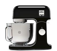 Kenwood kMix KMX75AB - Robot de Cocina Multifunción, 1000 W, Bol Metálico de 5 L con Asa, Gancho para Amasar, Varillas, Mezclado K, Acero Inoxidable, 6 Velocidades, Color Negro