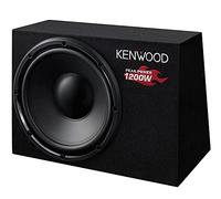 Subwoofer - Kenwood KSC-W1200B, Pasivo, 1200 W, Negro