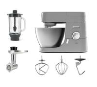 Kenwood KVC3100S - Máquina de cocina con movimiento planetario Base, licuadora y trituradora de carne plateado