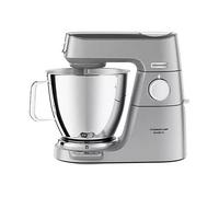 Kenwood KVL85.004SI Titanium Chef Baker XL - Batidora Amasadora Planetaria, 7 L, 1200 W, Función Turbo, Color Plata