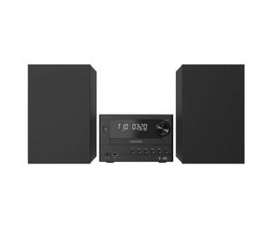 Kenwood M-450DAB - Microcadena Hi-Fi con Bluetooth 5.4 y Radio Dab+ Negra