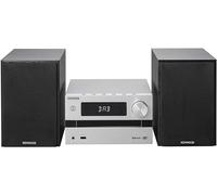 Kenwood M-720DAB sistema de audio para el hogar Microcadena de música para uso doméstico Negro, Plata 25 W