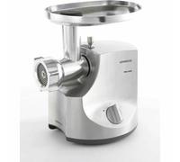 Kenwood MG700 Picadora de Carne 3 kg/min, Incluye 3 Rejillas, Adaptadores Salchicha y Kebbe - Aluminio Cepillado