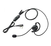 Kenwood Microauricular KHS-35F para Kenwood 2 pins Microauricular Kenwood 2 pins con PTT, ajustable y cómodo