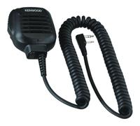 Kenwood Micrófono con altavoz militar con conector para auriculares KMC-45D, negro