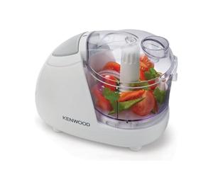 Kenwood Mini Chopper CH180 B, Picadora Potente y Compacta, 2 Velocidades para Ingredientes Pequeños, Bol de 350 ml para una Capacidad de 150 g, Cuchillas de Acero Inoxidable, Motor de 300 W, Plástico