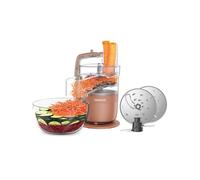 Kenwood MultiPro Compact - Procesador de Alimentos con Express Serve, Cuchilla de Acero Inoxidable, Discos para Cortar y Rallar, Función Pulse, Rojo Arcilla (FDP23.140RD)