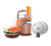Kenwood MultiPro Compact - Procesador de Alimentos con Express Serve, Cuchilla de Acero Inoxidable, Discos para Cortar y Rallar, Función Pulse, Rojo Arcilla (FDP23.140RD)