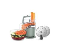 Kenwood MultiPro Compact - Procesador de Alimentos con Express Serve, Cuchilla de Acero Inoxidable, Discos para Cortar y Rallar, Función Pulse, Verde Eucalipto (FDP23.140GR)