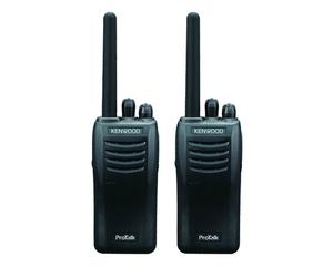 Kenwood Pack de dos Kenwood Protalk TK-3501 Pack de dos Walkie talkies Kenwood Protalk: resistentes y profesionales, robustos IP54, sin licencias