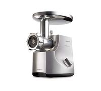 Kenwood Pro Food Mincer Picadora de Carne Eléctrica, 3 Discos Acero Inoxidable, 2 Velocidades, MG700, Potencia 2000W, Color Plata