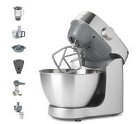 Kenwood Prospero+ KHC29A.R0SI - Robot de cocina, cuenco (4,3 L, acero inoxidable, 10 accesorios, picadora, licuadora de cristal, prensa cítrica, extractor de jugo y más, báscula integrada, 1000 W