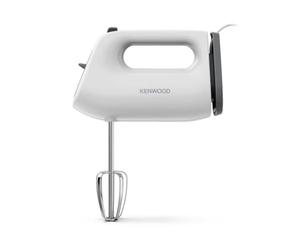 Kenwood QuickMix Lite, Batidora de Mano Ligera con Doble Batidor y Arranque a Velocidad Lenta, Herramienta SureEject, Recogedor de Cable, Motor de 300W, Apto para Lavavajillas, HMP10.00WH, Blanco