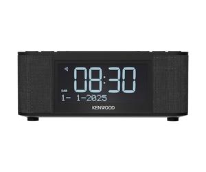 KENWOOD Radio Despertador Dab+ con Altavoces Bluetooth 5.3, Sonido estéreo, Alarma programable y USB - Reloj Mesa con FM/RDS, Temporizador y Pantalla LCD Grande, Color Negro, CR-ST55DAB-B