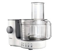 Kenwood Robot de cocina compacto Kenwood, bol de 1,4 l, batidora, emulsionante, cuchilla picadora, disco triturador 400 W, FP120A, blanco