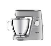 Kenwood Titanium Chef Baker XL KVL85.004SI, Robot de Cocina con Balanza Incorporada, Mezclador K, Tazón Dúo, Gancho Amasador, Varilla para Batir, Bol de 7L, 1200W, Plata