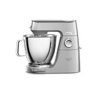 Kenwood Titanium Chef Baker XL KVL85.224SI, Robot de Cocina, Balanza Integrada, Boles Acero Inoxidable 5L y 7L, Pala K, Gancho para Amasar, Varillas, Vaso de Cristal, Picadora Carne, 1200W, Plateado