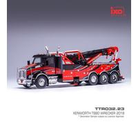 2018 Camión Grúa Kenworth T 880 de 4 Ejes Negro/Rojo 1:43 IXO Models TTR032.22