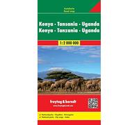 Kenya-Tanzania-Uganda 1:2.000.000: Wegenkaart 1:2 000 000: AK 2104 (Auto karte)