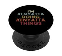 Kenyatta Name Kenyatta Personalized Name First Given PopSockets PopGrip Adhesivo