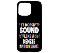 Kenzie Personalized Women's Gift Custom Kenzie Carcasa para iPhone 15 Pro MAX