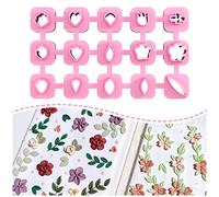 Keoker Mini cortadores de arcilla polimérica, 15 formas, mini cortadores de arcilla polimérica de flores para hacer aretes, juego de cortadores de aretes de arcilla de hojas, cortadores de arcilla