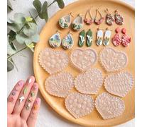 KEOKER mold de arcilla polimérica, mini moldes de mariposa, 8 piezas