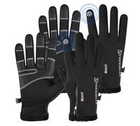 KEORHEZ Pack de 2 guantes de invierno para pantalla táctil, guantes de invierno para motocross, guantes de ciclismo para hombre y mujer, guantes de ciclismo de invierno, para flexibilidad en bicicleta