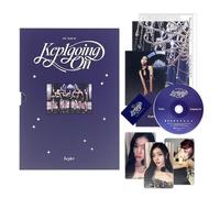 Kep1er - 1st Album [Kep1going On] (NOUS Ver.) Sleeve Box + Photo Book + CD-R + Envelope + Postcard + Photo Card + Lenticular Card + Guarantee Card + Folded Poster + 2 Pin Button Badges