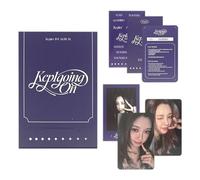 Kep1er - 1st Album [Kep1going On] (PLVE ALBUM B Ver.) Out Box + Image Card + Sticker + Photo Card + Polaroid + Folding Card + 2 Pin Button Badges