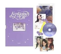 Kep1er - 1st Album [Kep1going On] (SCENE Ver.) Sleeve Box + Photo Book + CD-R + Envelope + Postcard + Photo Card + Lenticular Card + Flower Ring + Folded Poster + 2 Pin Button Badges