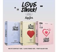 KEP1ER LOVESTRUCK! The 4th Mini Album ( EYE CONTACT + LOVE STRIKE + FIRST BLUSH - 3 Ver Set. + First Press Folded Poster ) K-POP SEALED