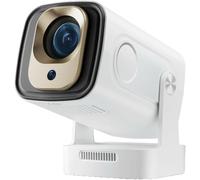 KEPEAK Smart Beamer 4K Mini Proyector Android Full HD 1080P Enfoque Automático / Corrección Trapezoidal Giratorio 180° WiFi 6 Bluetooth 5.0 Proyector 4K Home Cinema para Móvil, Oficina Portátil